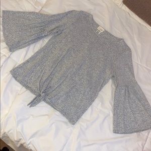 Bell sleeve sweater